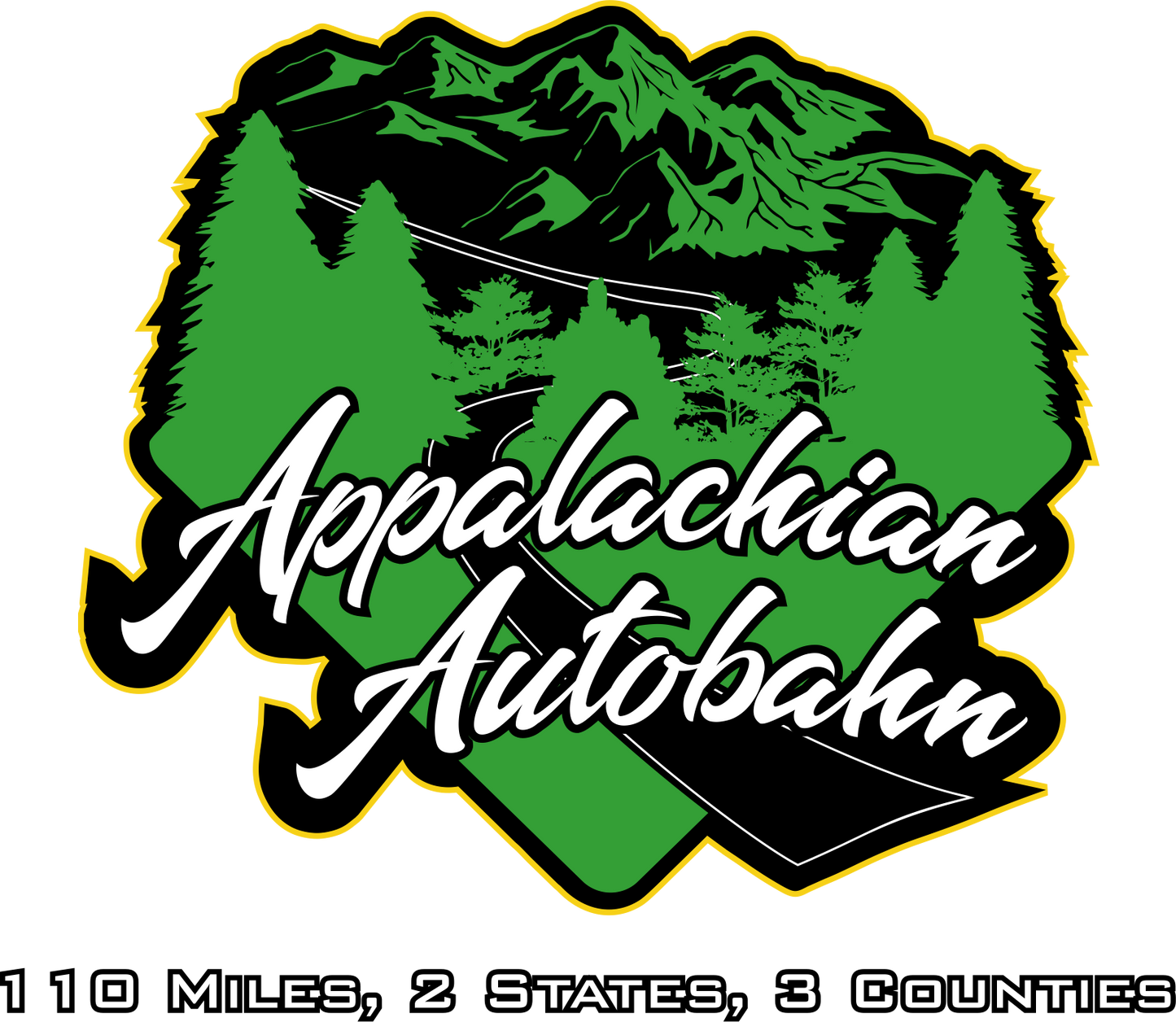 Appalachian Autobahn Trail Sticker