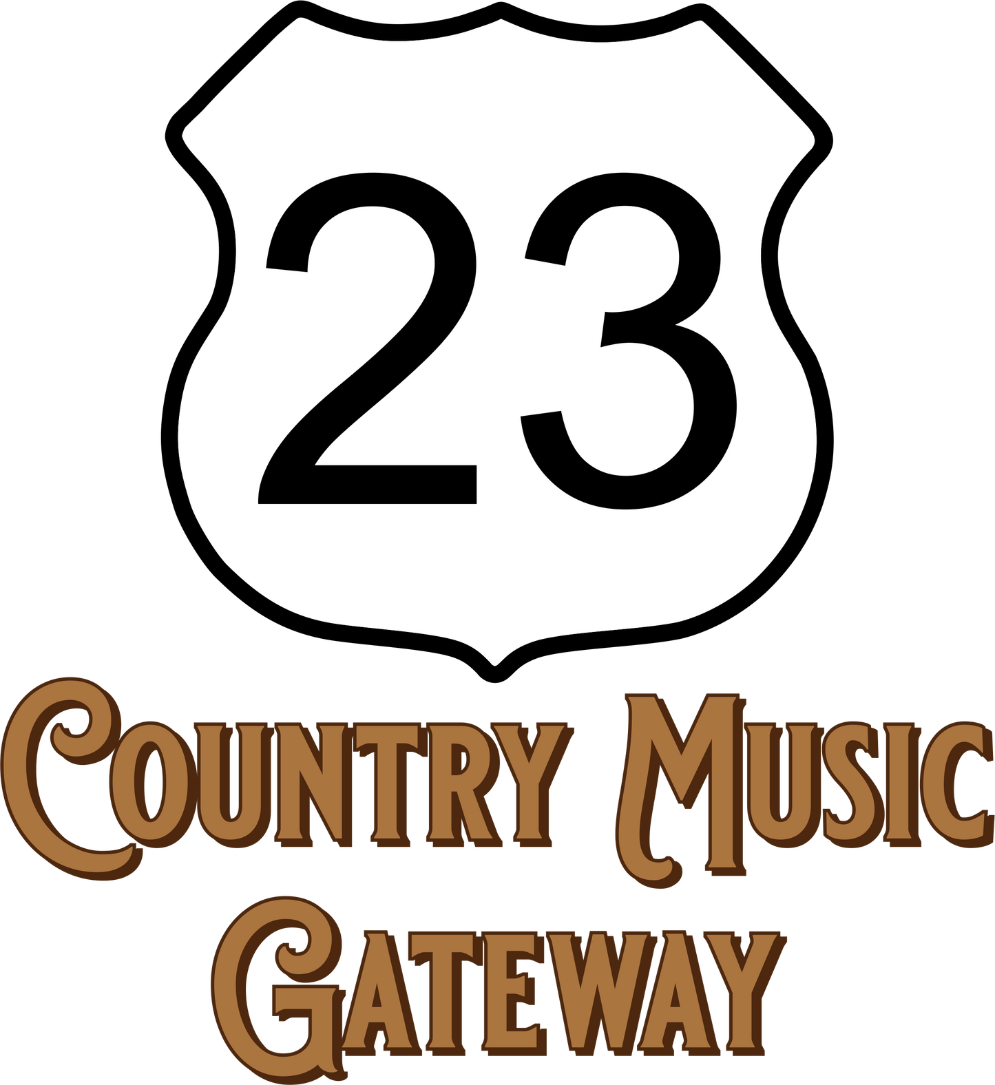 Country Music Gateway 23 Trail Sticker