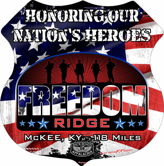 Freedom Ridge Metal Shields
