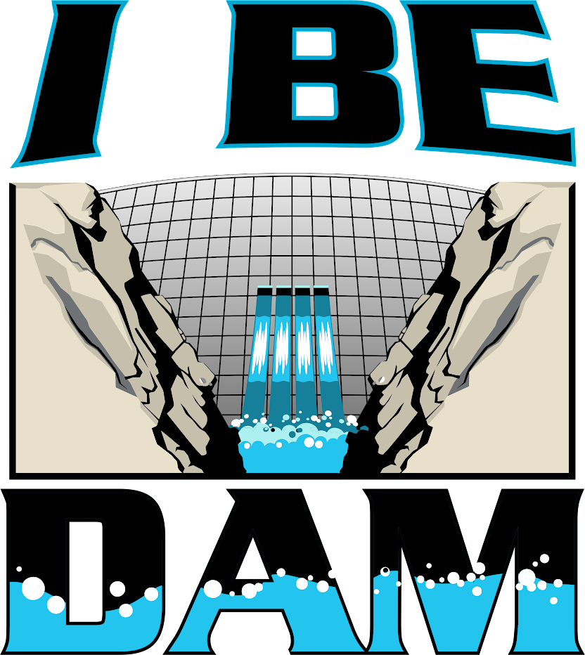 I Be Dam Trail Sticker