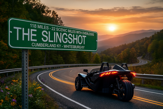 Slingshot Green Road Sign