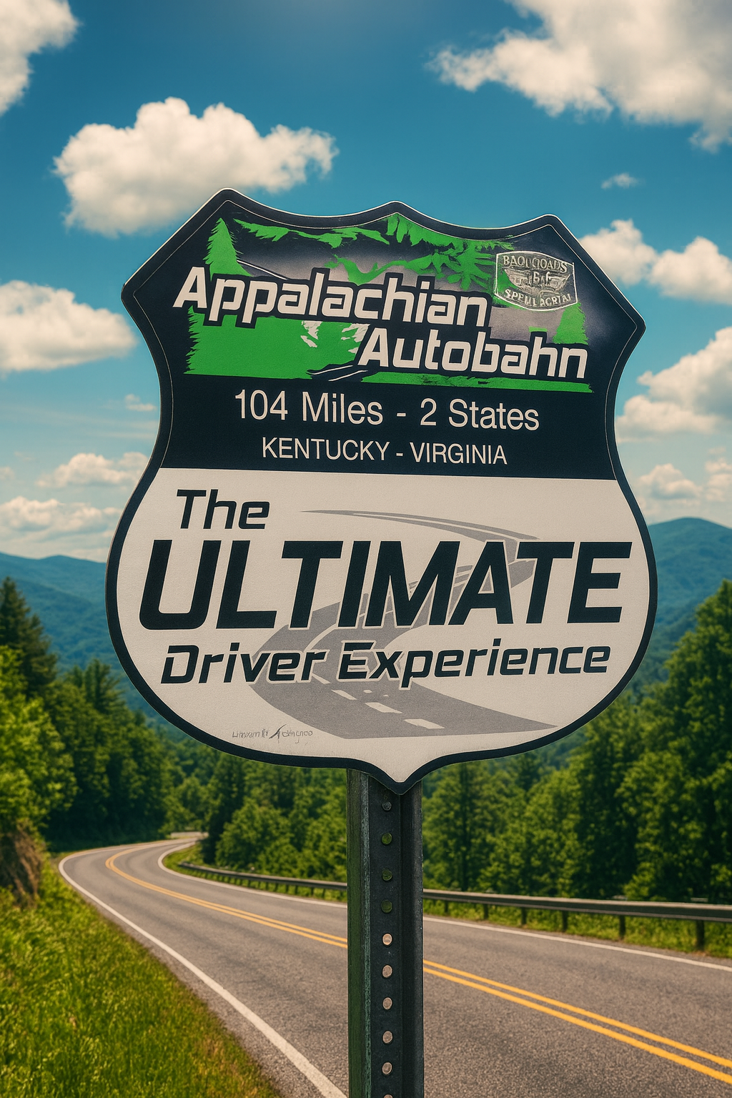 Appalachia Autobahn Metal Shields