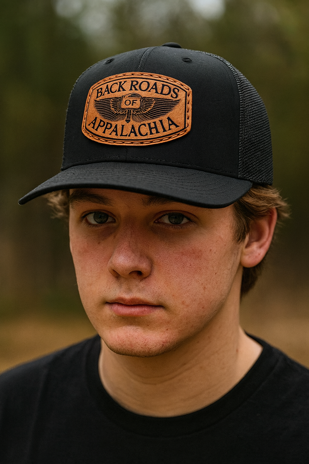 Backroads of Appalachia Black Trucker Hat