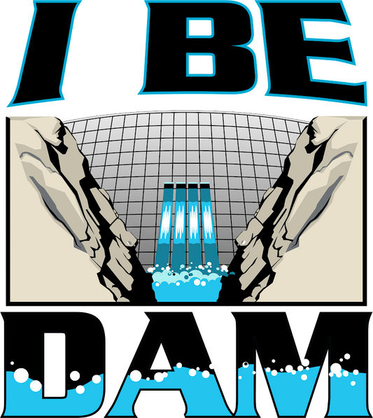 I Be Dam Trail Sticker